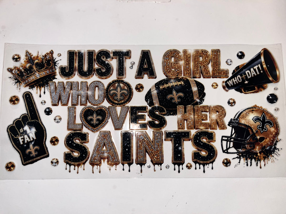 Just A Girl... Saints - Football