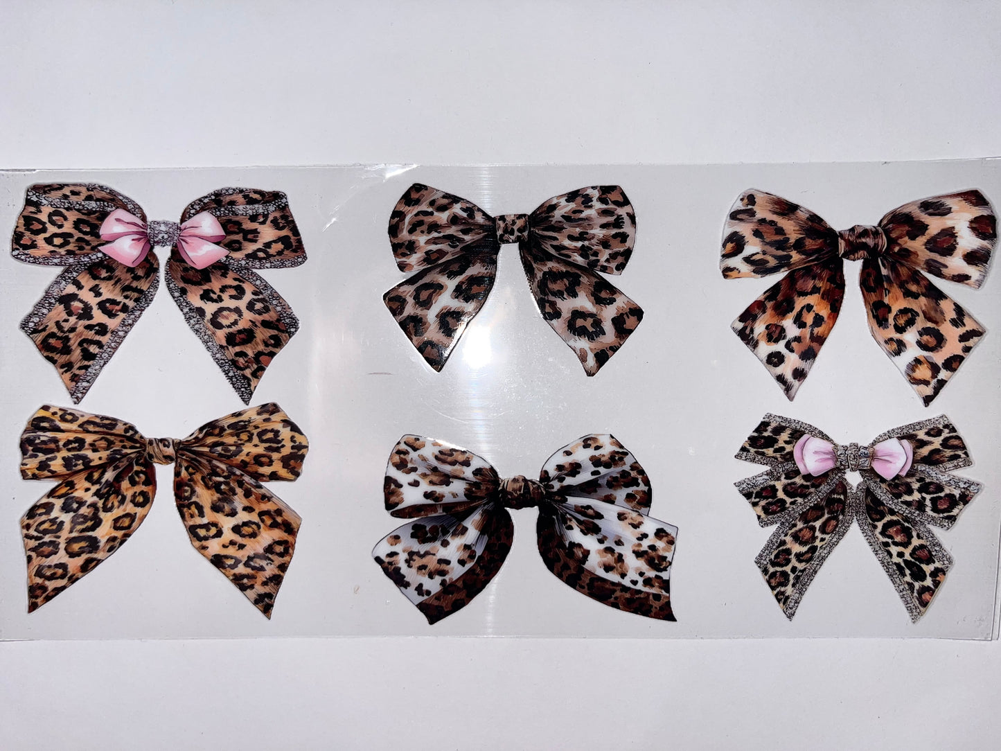 Leopard Print Bows