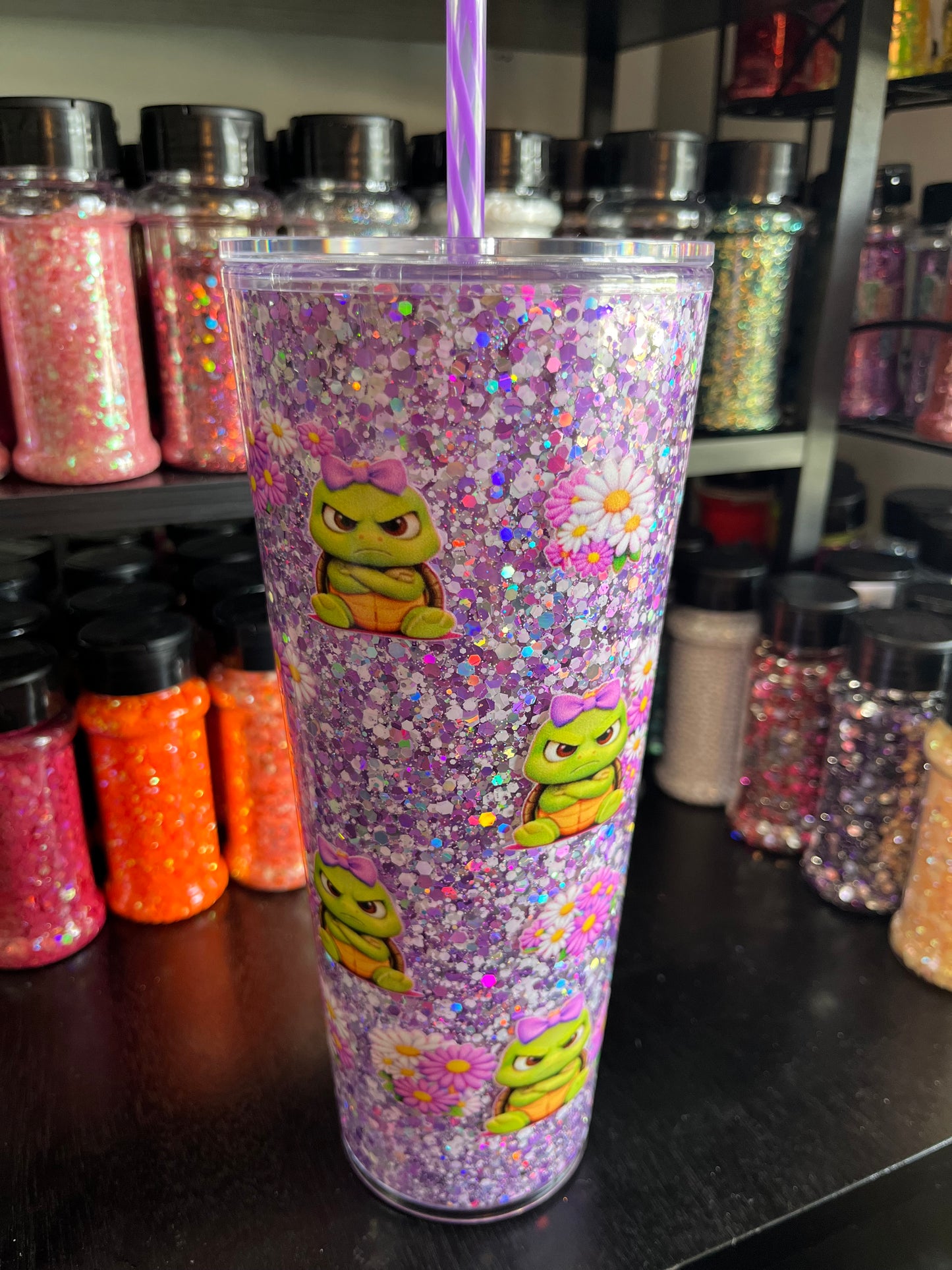 Angry Turtle - Dry Glitter