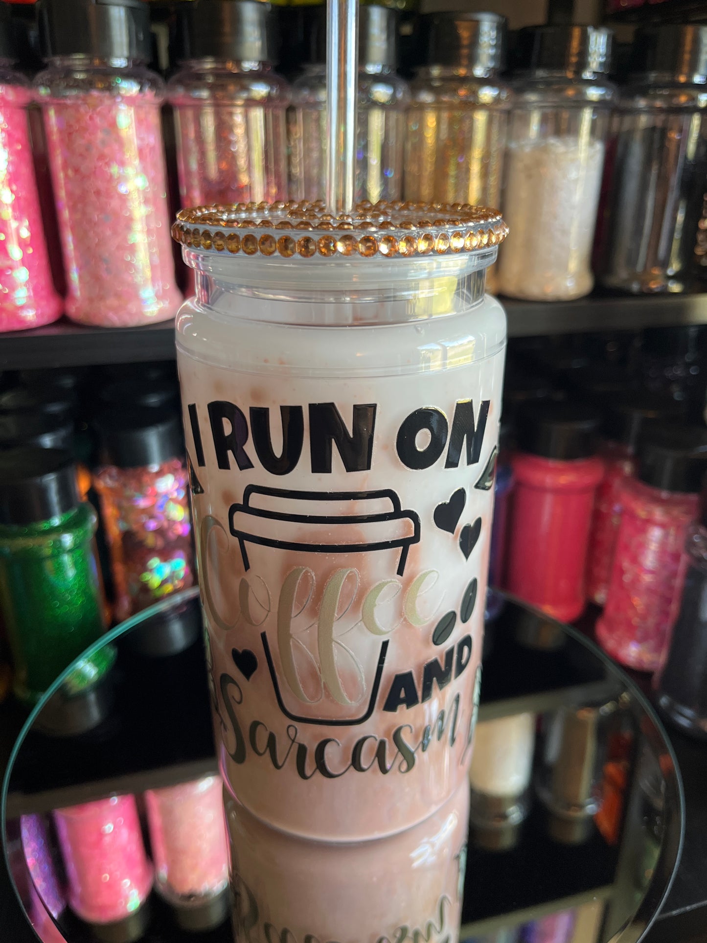 I Run on Coffee & Sarcasm Dual Lava