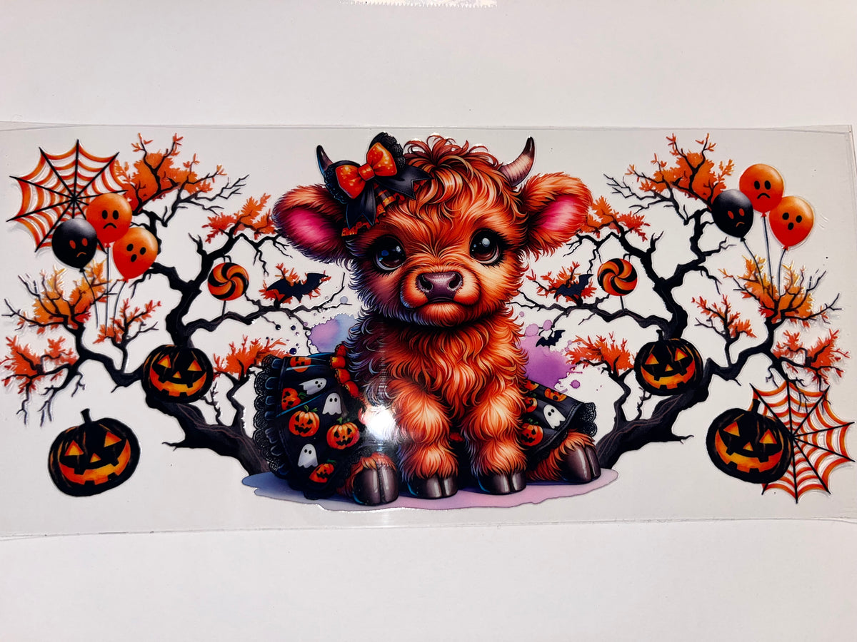 Halloween Highland Cow - Animals