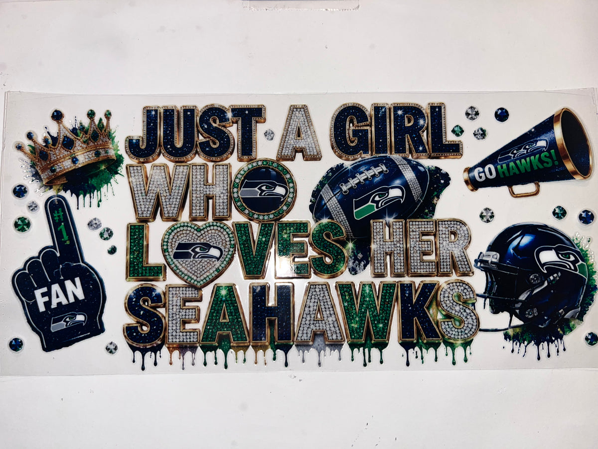 Just A Girl... Seahawks - Football