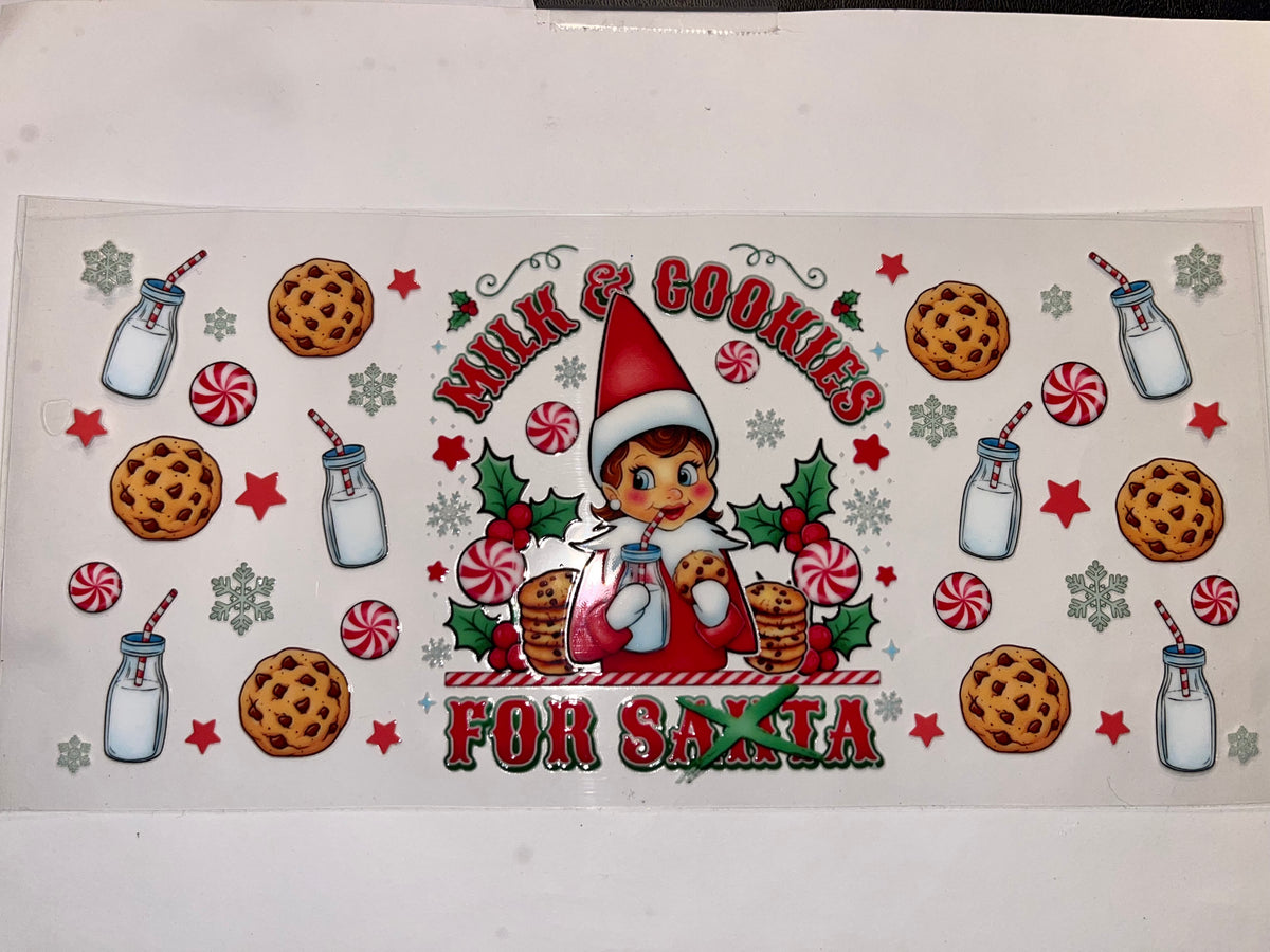 Christmas Elf Milk & Cookies