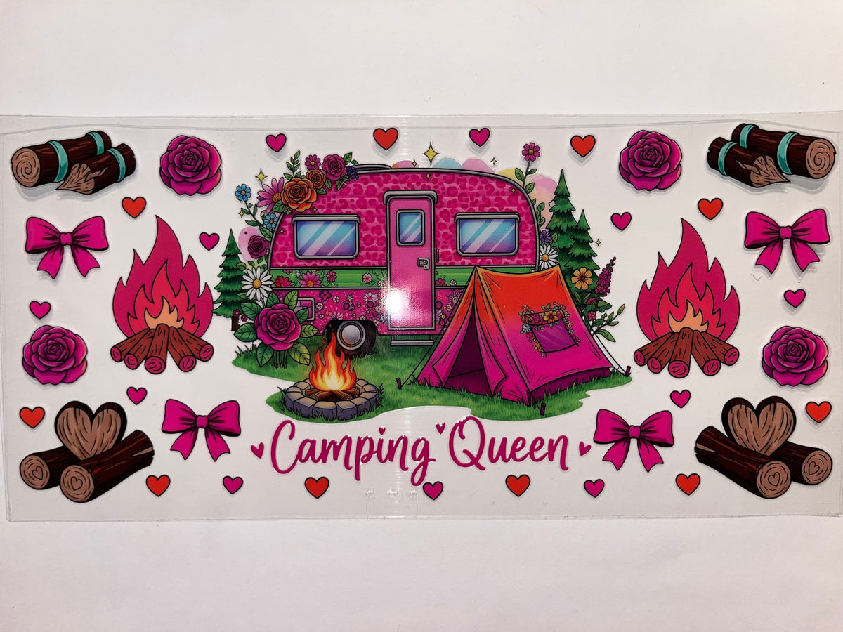 Pink Camping Queen