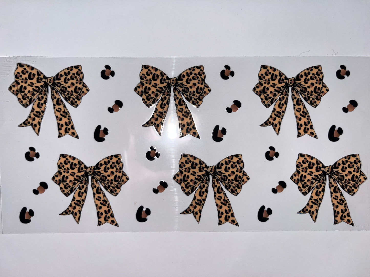 Leopard Print Bows