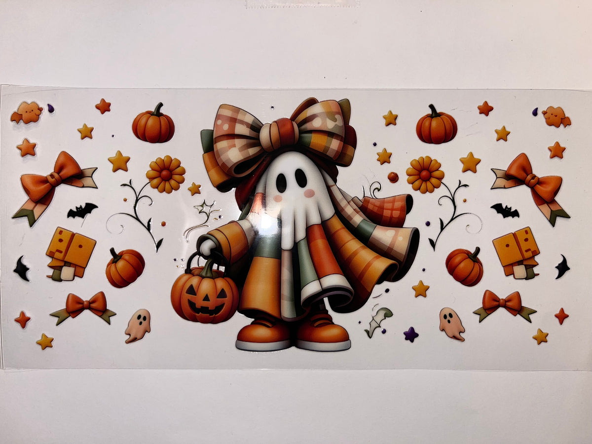 Patchwork Fall Ghost - Halloween