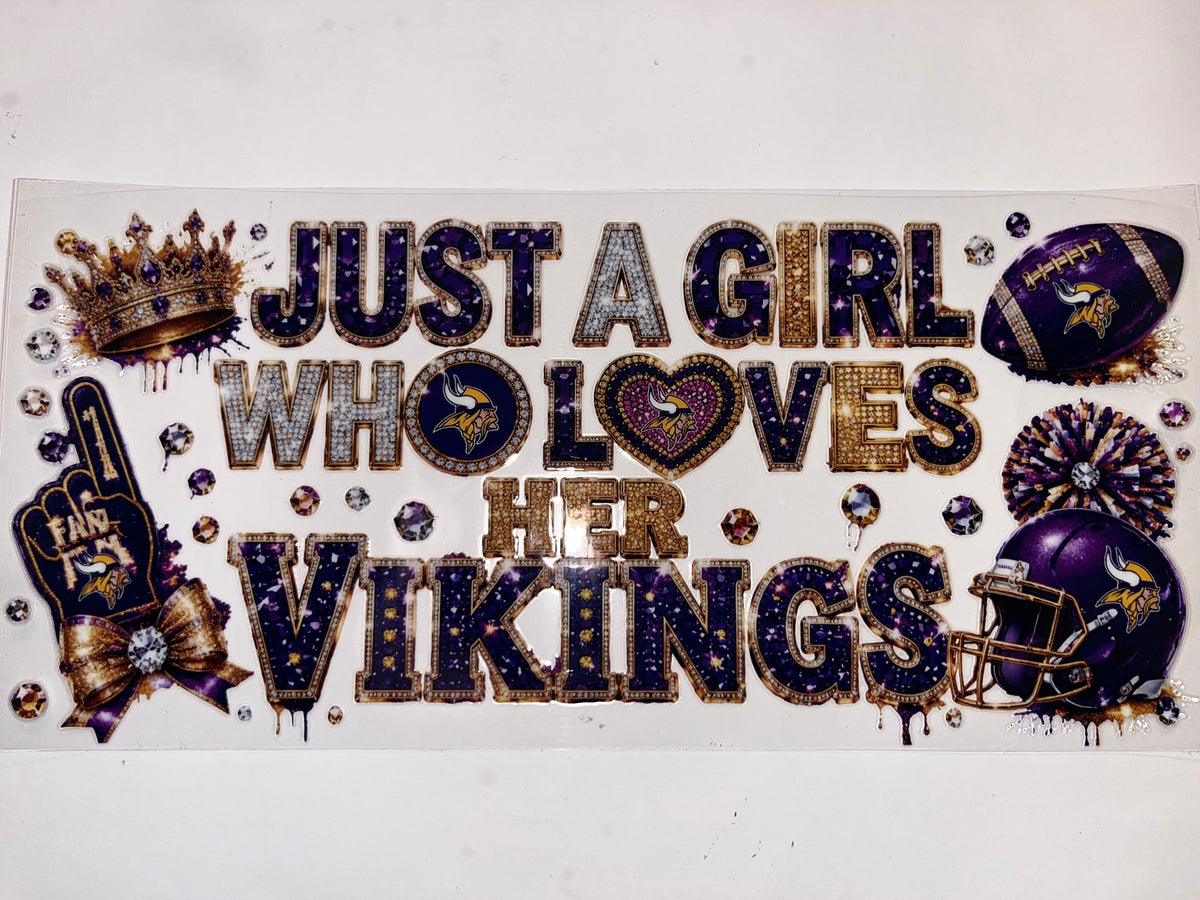 Just A Girl... Vikings - Football