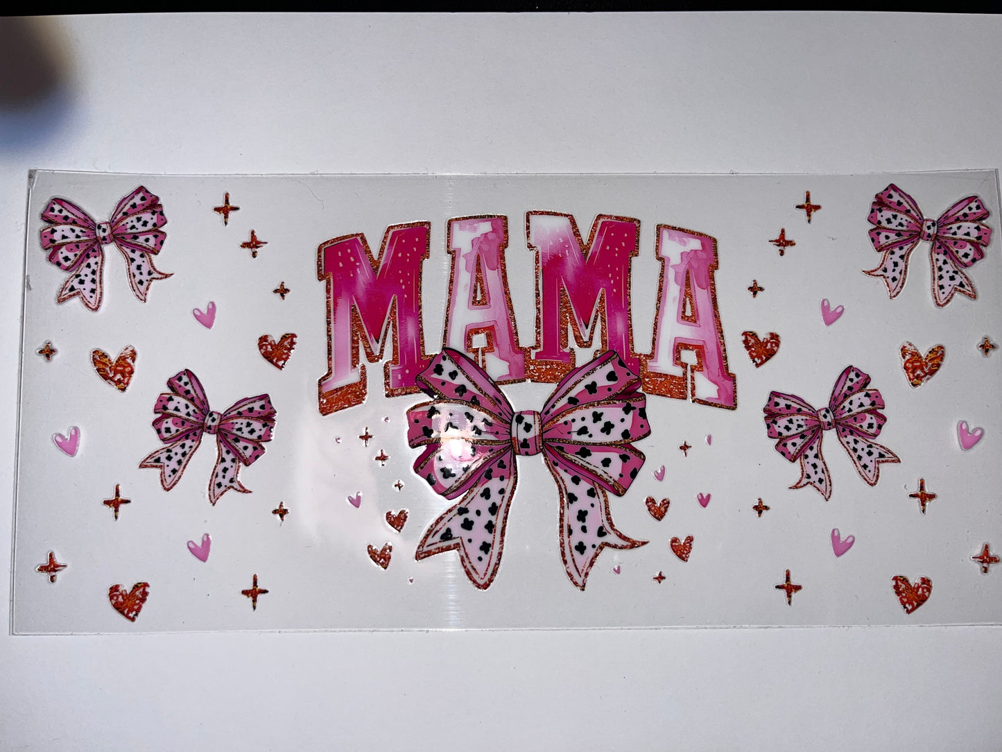 Mama with Pink Bows