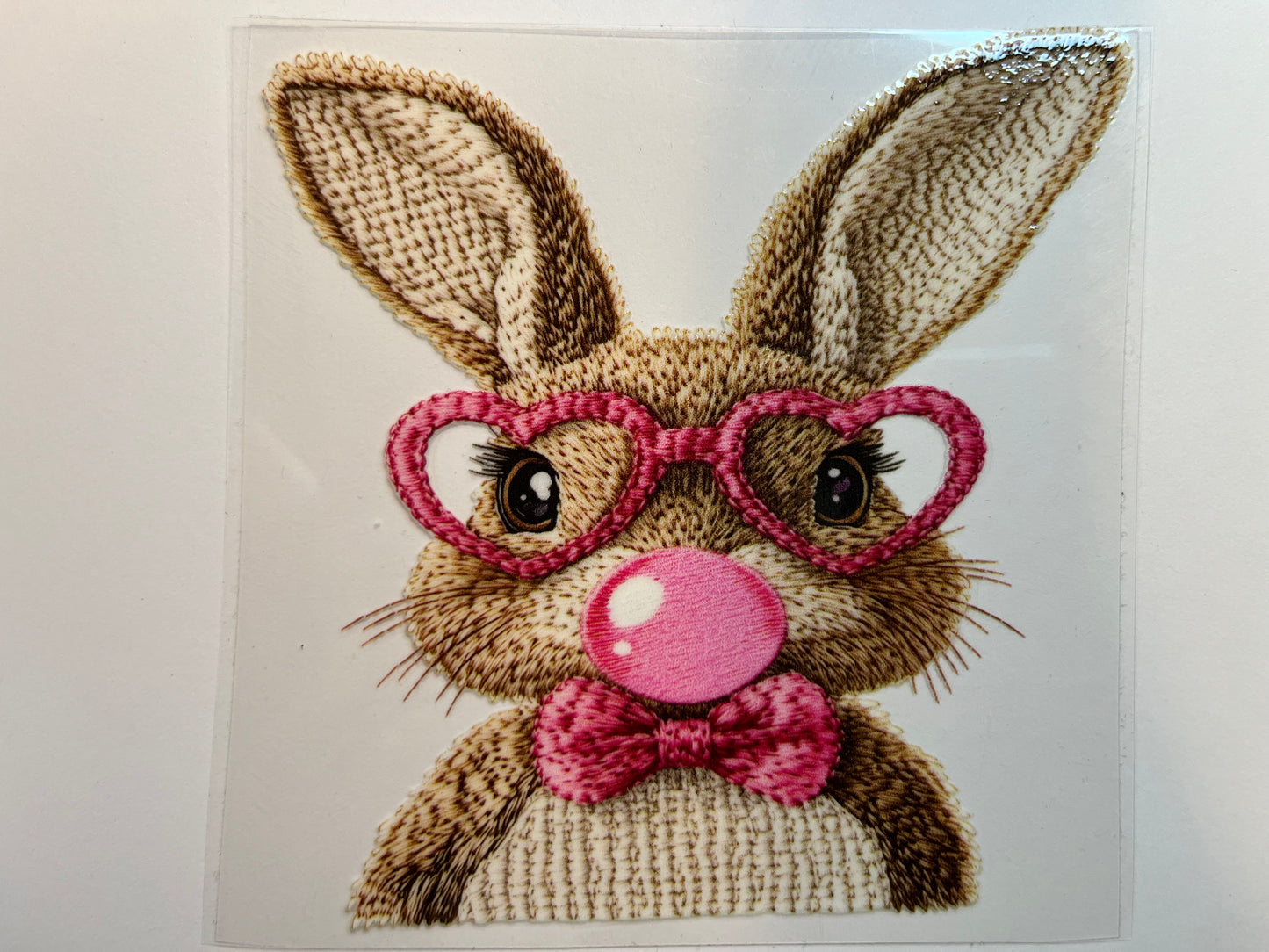 Bubble Bunny - Small Decal