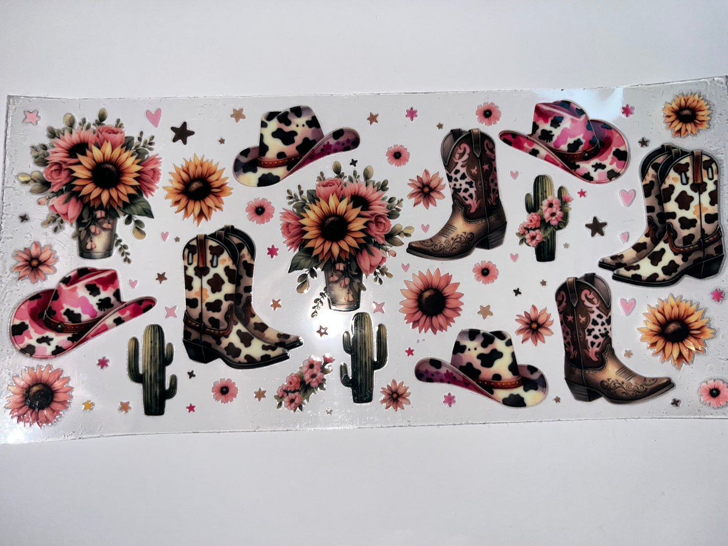 Sunflowers Boots Cactus & Hats