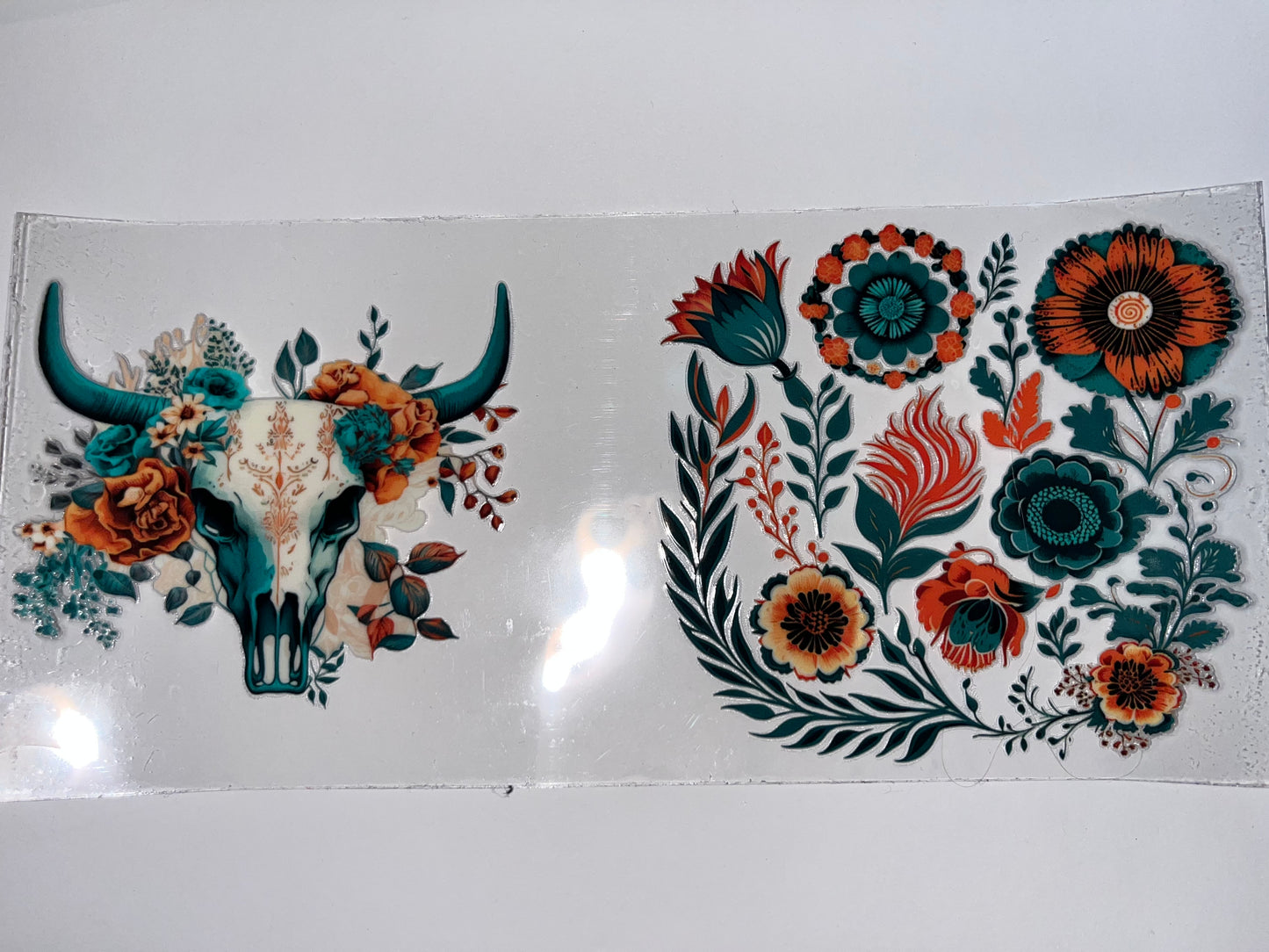 Western Skull & Flowers