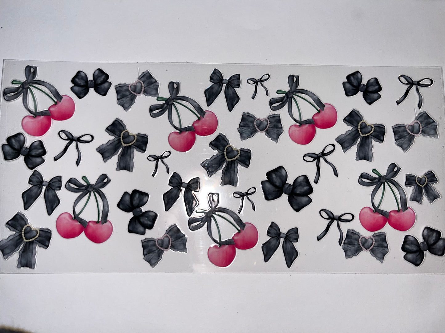 Black Bows with Cherries