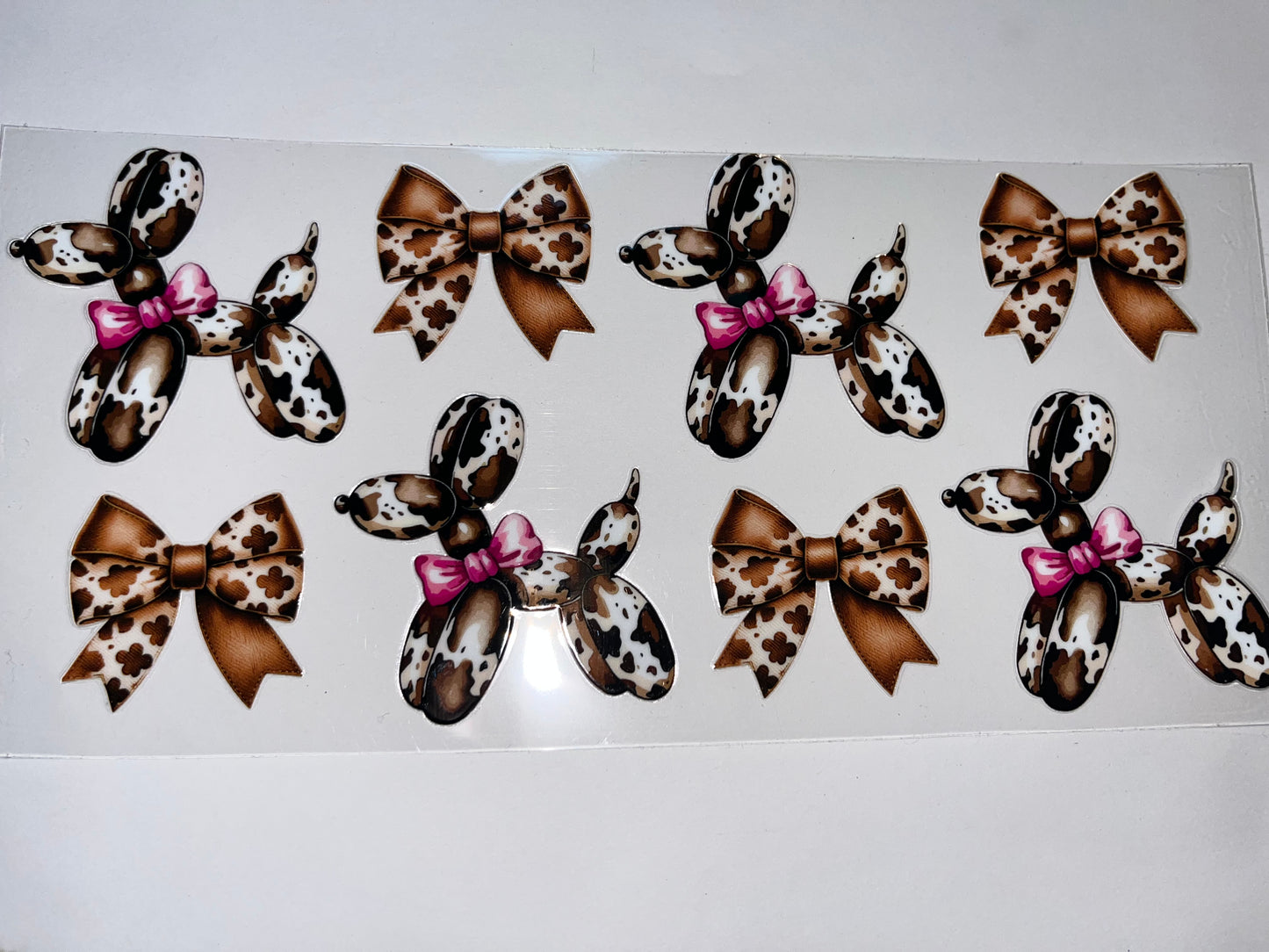 Balloon Dogs with Brown Bows