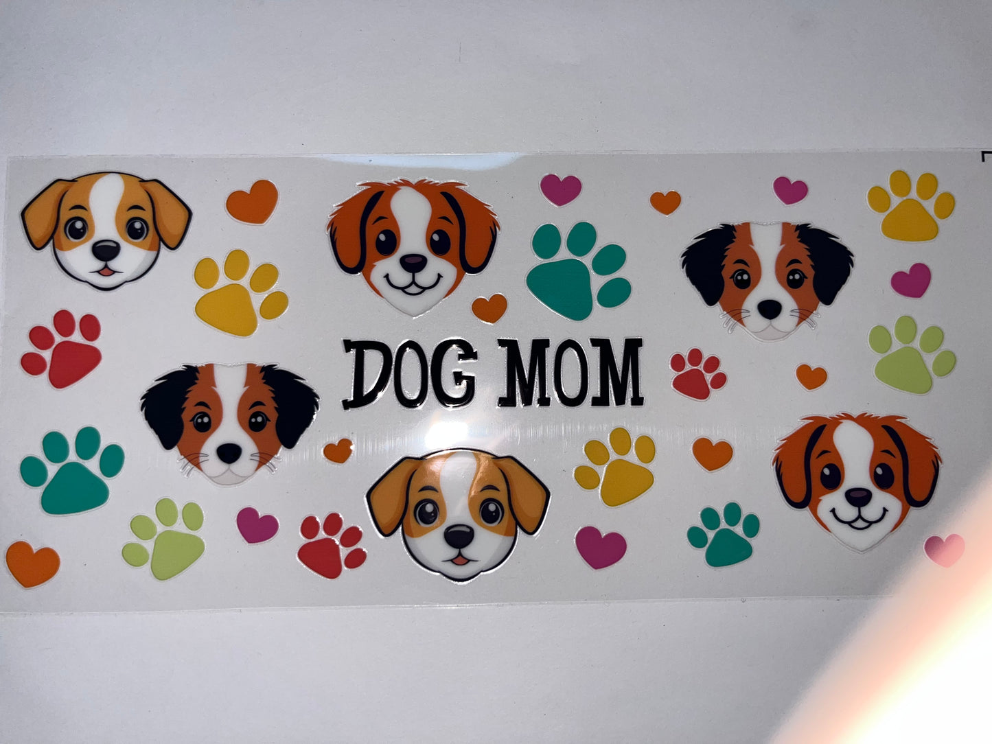 Dog Mom with Puppy Faces