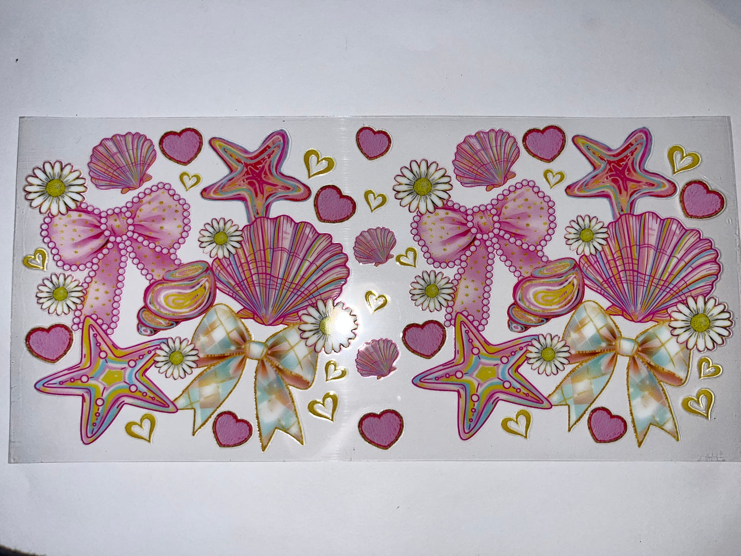 Pink Shells, Starfish & Bows