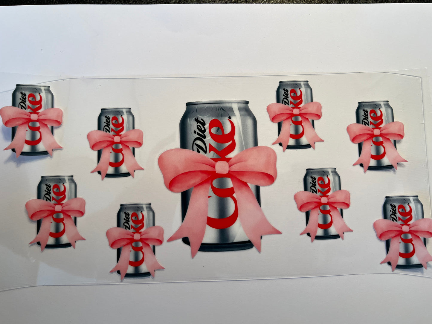 Diet Coke with Pink Bows