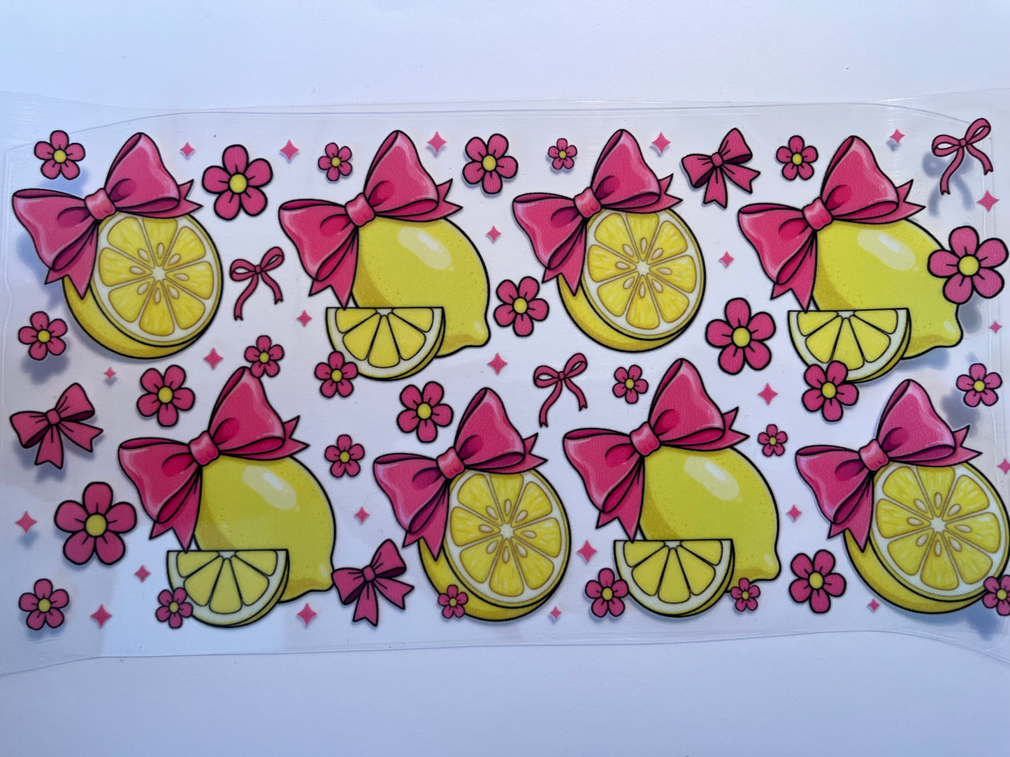 Lemons with Pink Bows