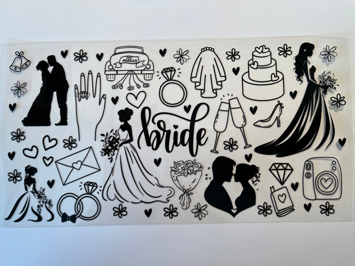 Bride with Wedding Images