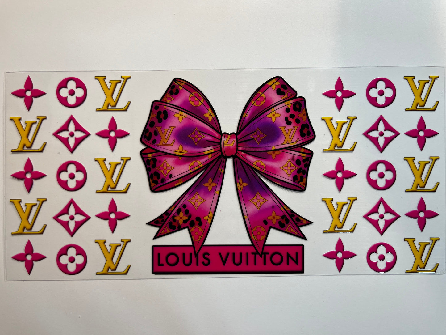 LV with Pink & Purple Bow