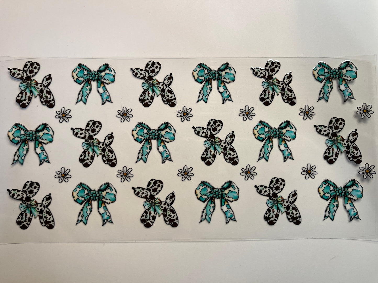 Teal Balloon Dogs with Bows