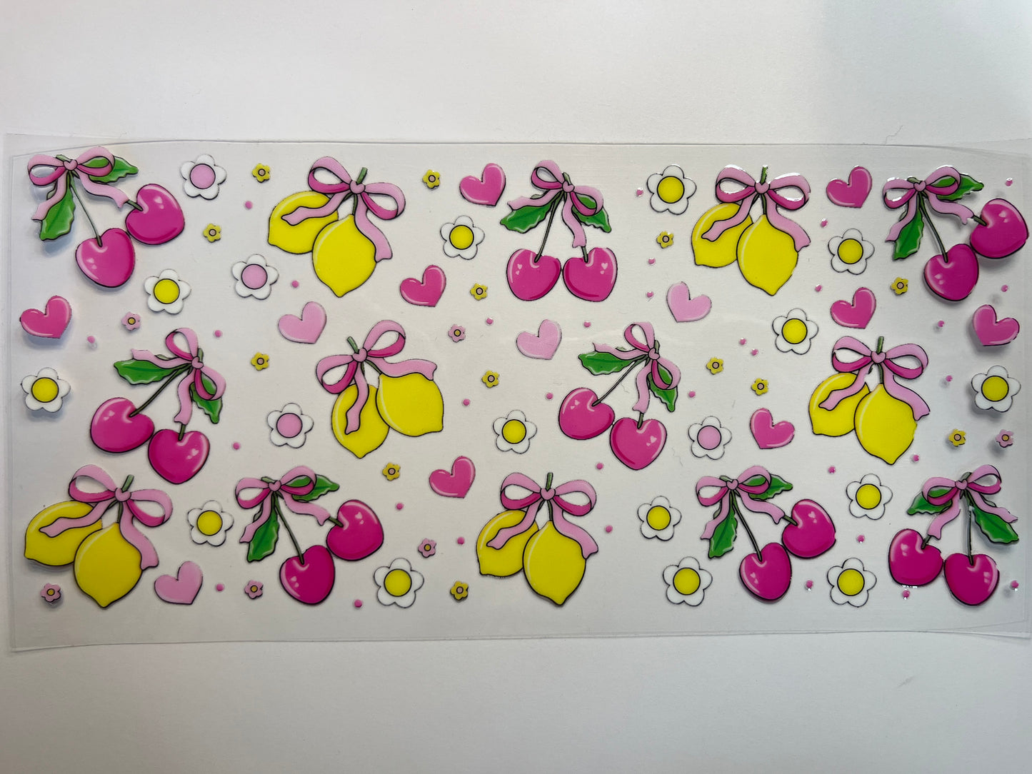 Lemons & Cherries with Pink Bows