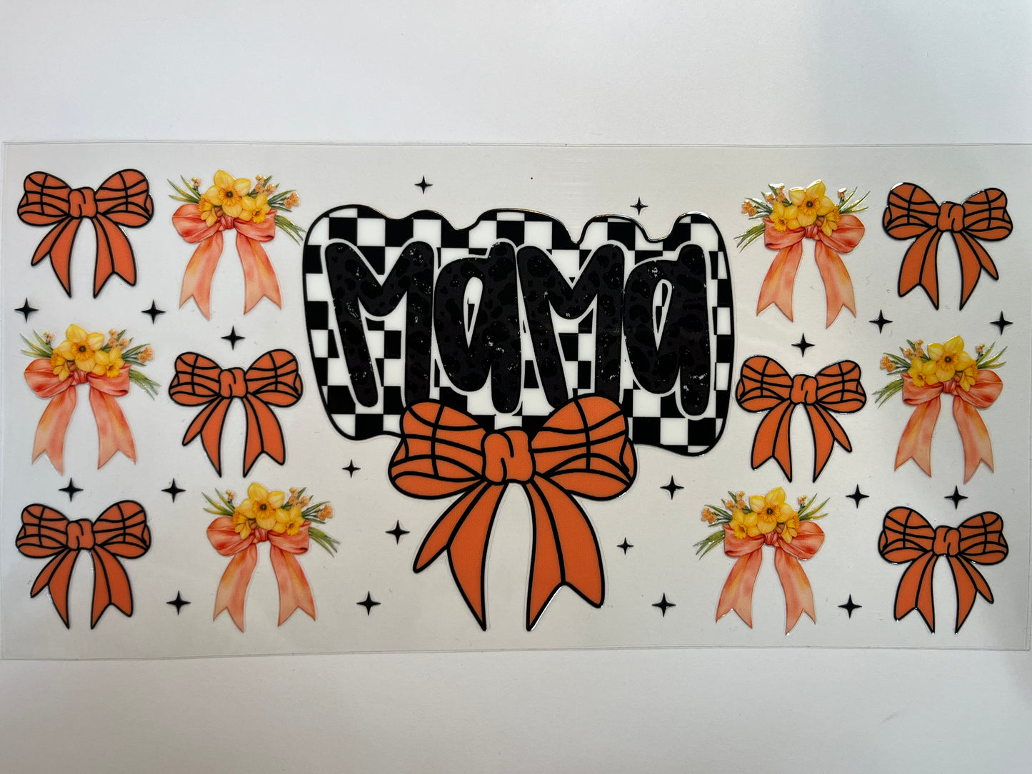 Black Mama with Basketball Bow