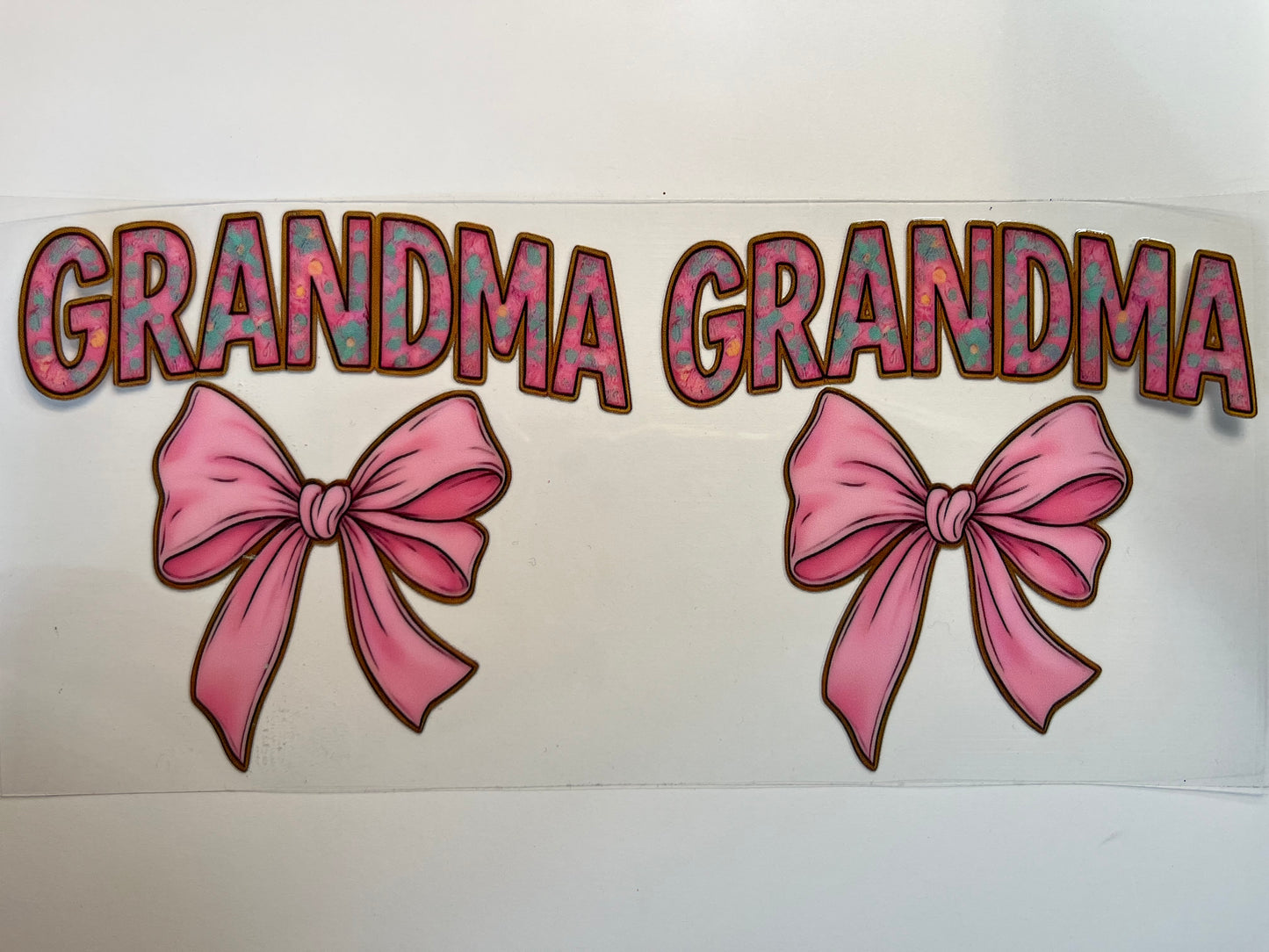 Grandma with Pink Bow