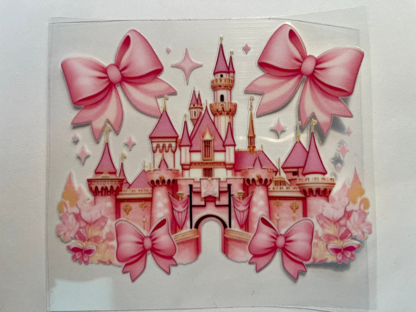 Pink Castle with Bows