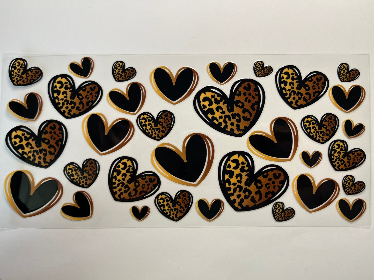 Leopard Cheetah Hearts