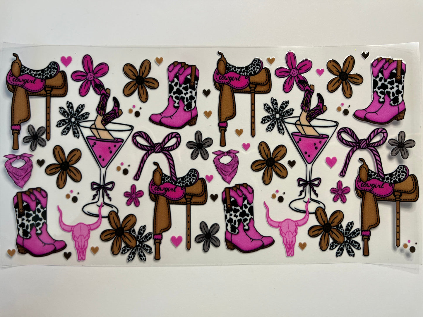 Pink & Brown Western