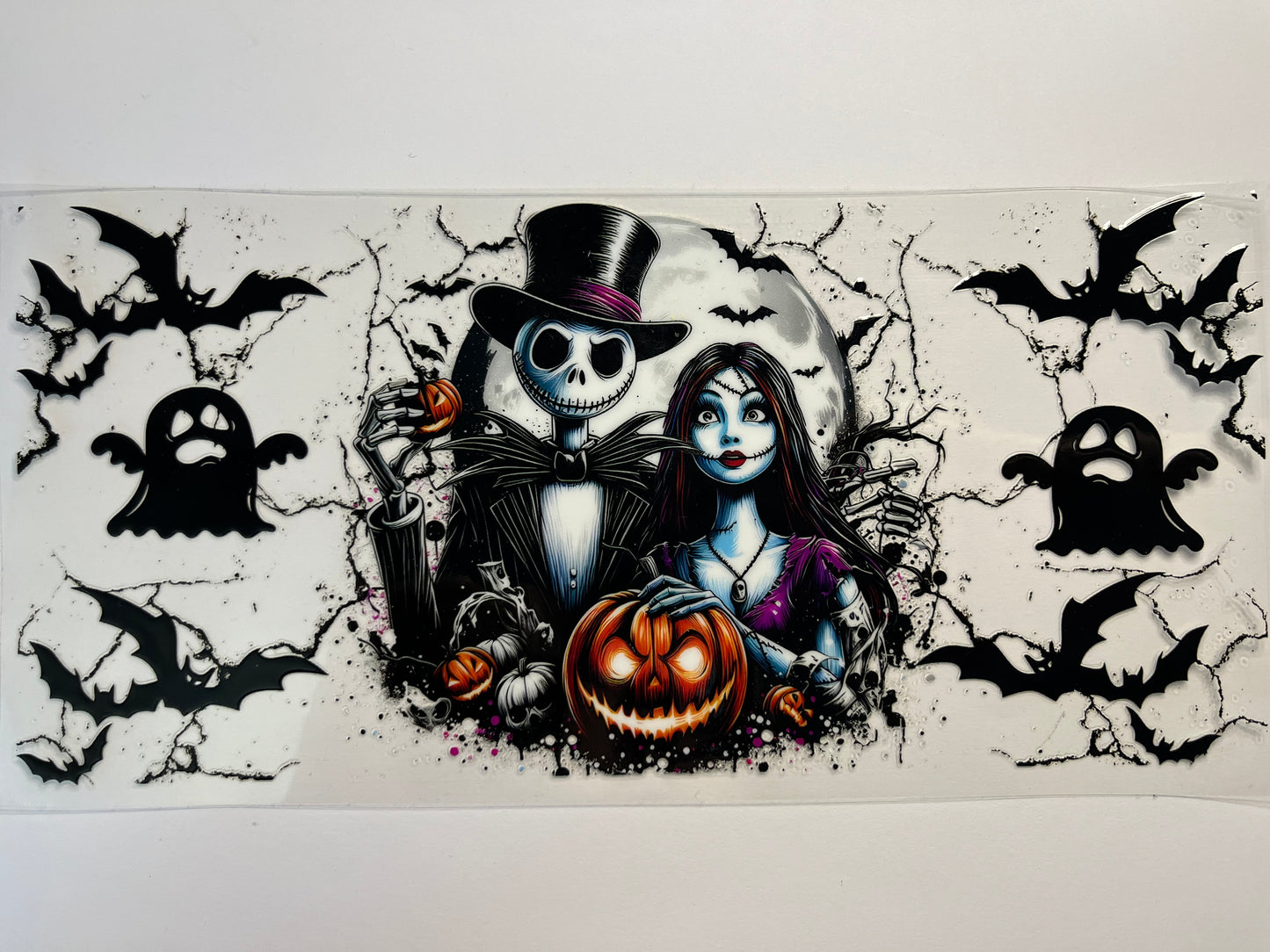 Jack & Sally Bats Halloween