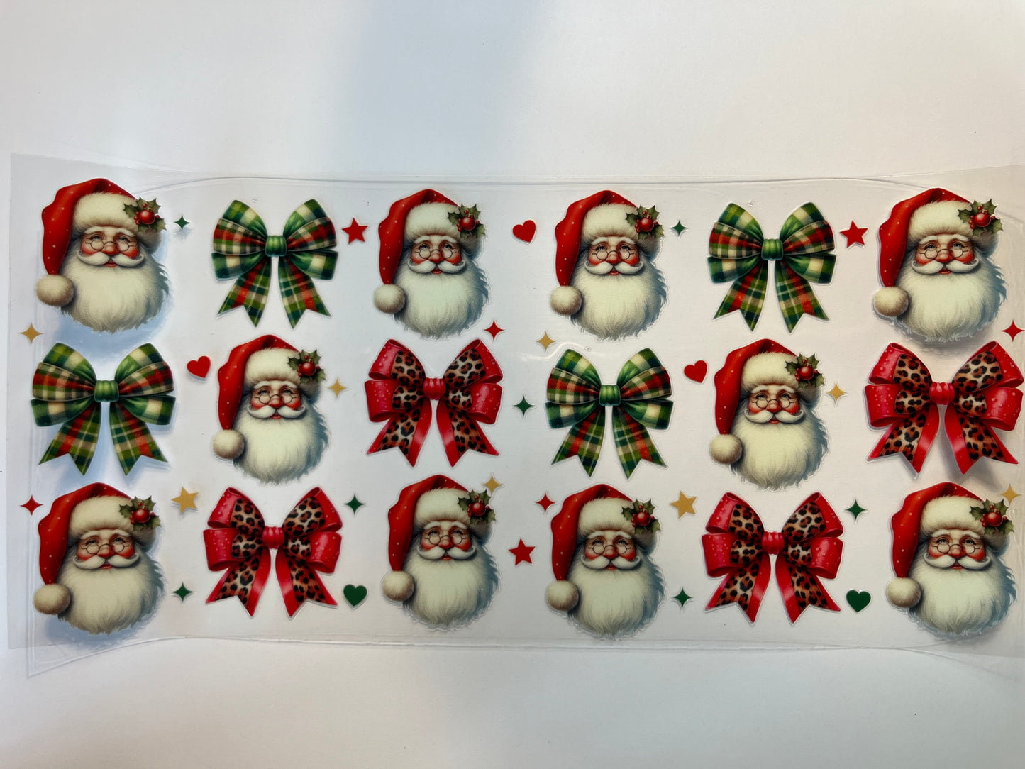 Santa with Bows