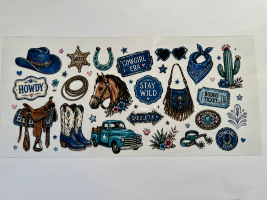 Blue Cowboy - Western