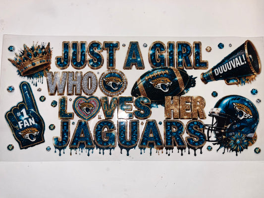 Just A Girl... Jaguars - Football