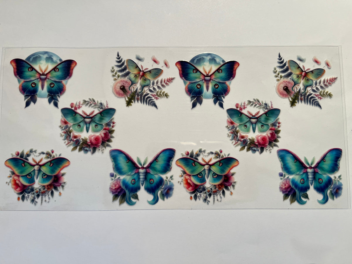 Teal Butterflies