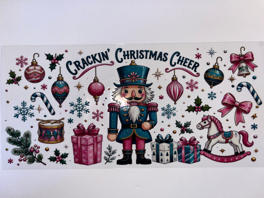 Pink & Teal Nutcracker - Christmas