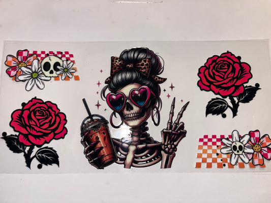 Cute Skeleton - Coffee Drinks