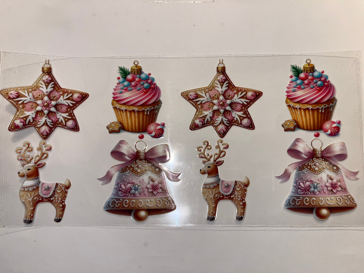 Pastel Christmas Ornaments