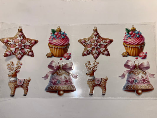 Pastel Christmas Ornaments