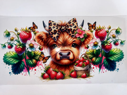 Cow with Strawberries