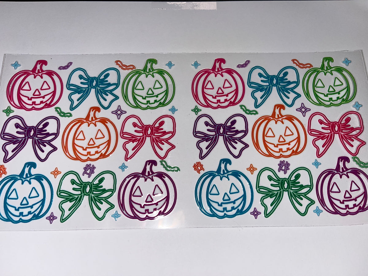 Jack-o-Lanterns & Bows - Halloween