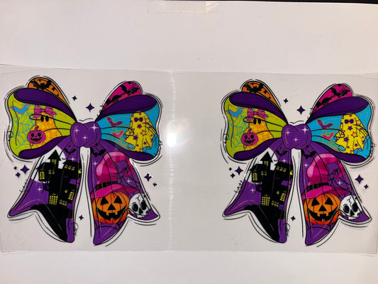 Large Halloween Bow - Halloween