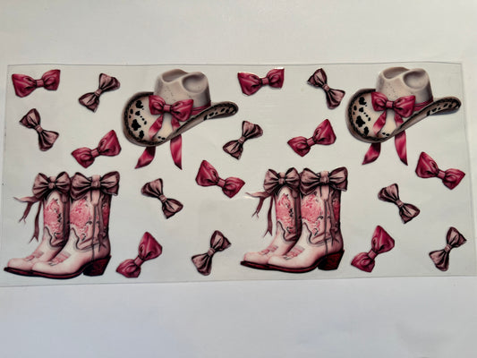 Pink Cowboy Boots & Hats - Western