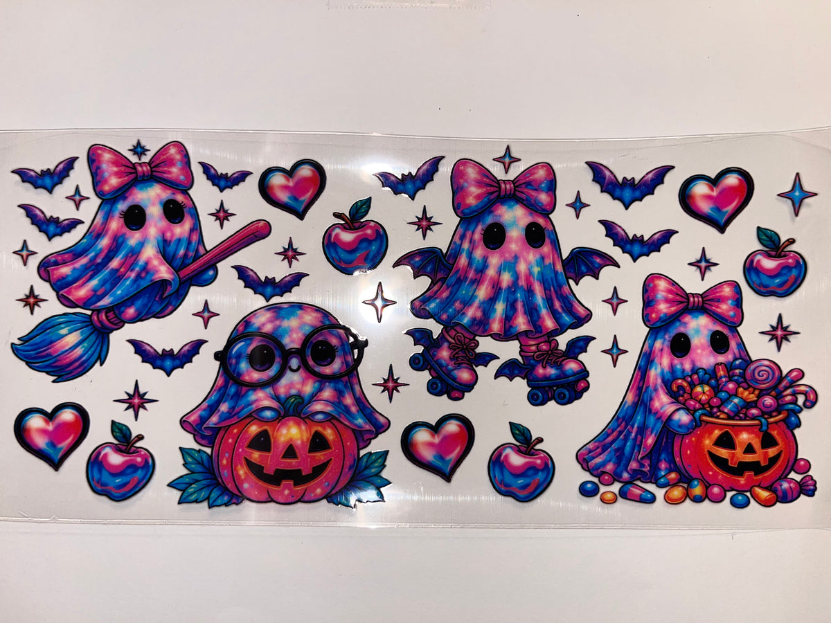 Colorful Ghosts - Halloween