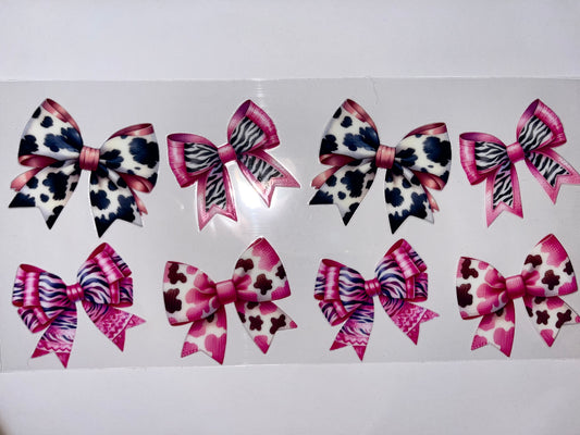 Animal Print Bows