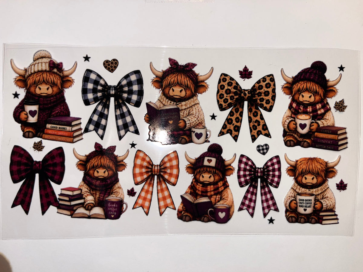 Fall Highland Cows & Bows