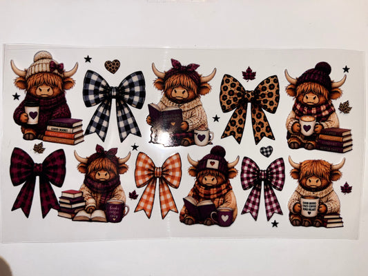 Fall Highland Cows & Bows