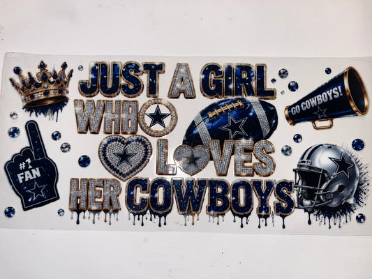 Just A Girl... Cowboys - Football
