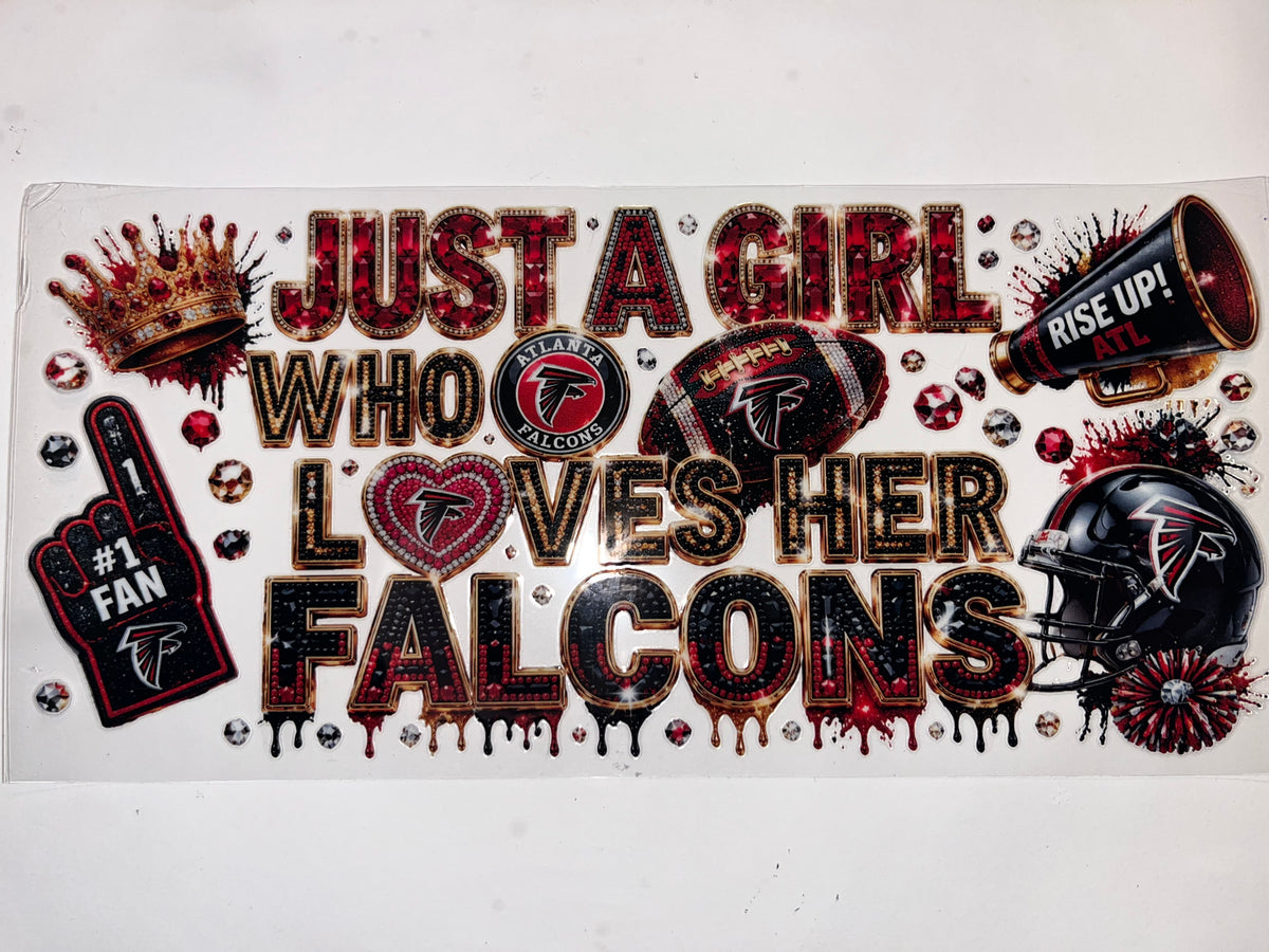 Just A Girl... Falcons - Football