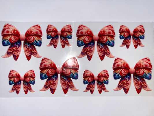 Pink & Red Bows